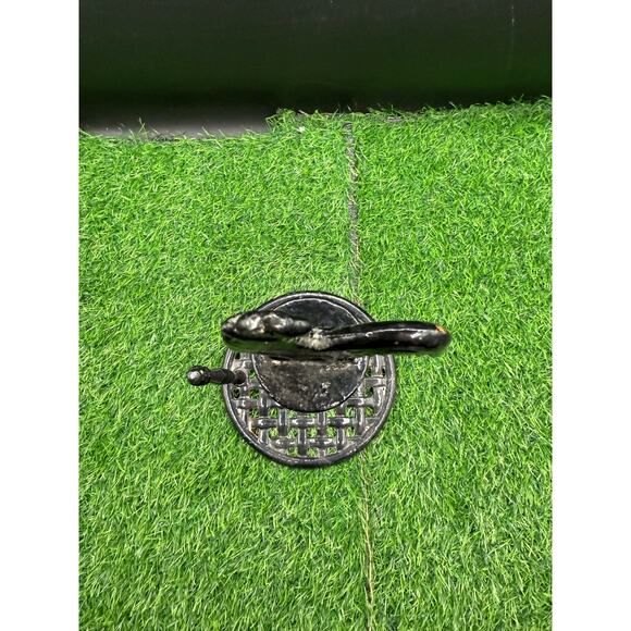 Cracker Barrel Cast Iron Kitchen Paper Towel Holder - Beautiful Cond - Picture 6 of 8